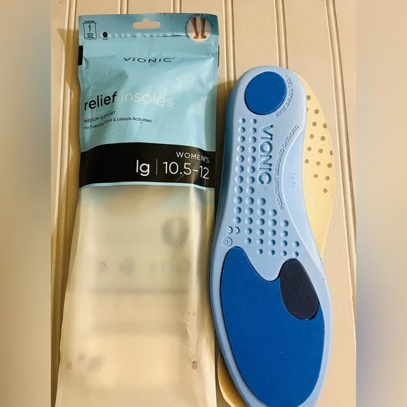 Vionic Relief Full Length Orthotic Insole Womens Large Medium Support New - Picture 5 of 9